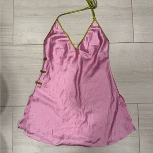 Victoria's Secret Pink and Green Chemise
